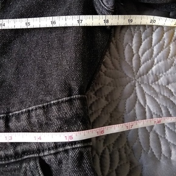 Zara denim full zip long sleeve mini dress NWOT - Picture 6 of 9